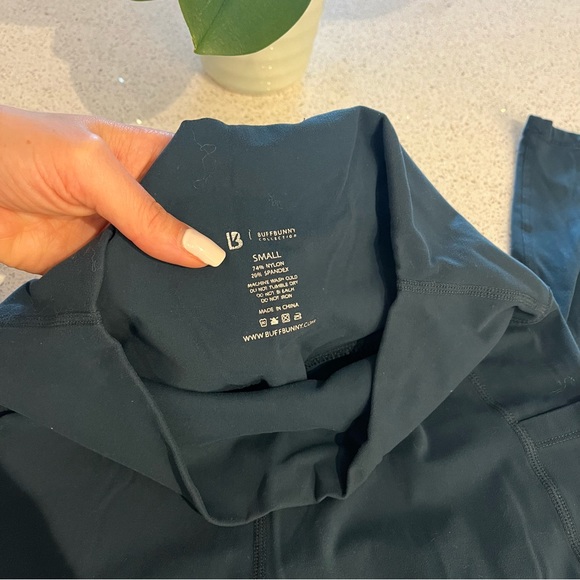 BuffBunny Sz S Rosa Pocket Leggings in Teal Me More Size Small - Picture 13 of 16